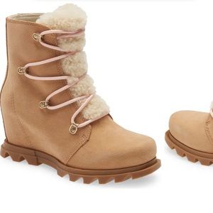 Joan of Arctic III Genuine Shearling Trim Waterproof Wedge Boot
SOREL